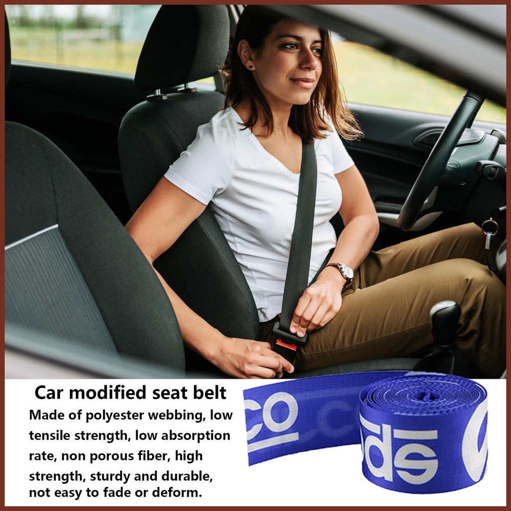 Jdm Dây Đai An Toàn Bằng Vải Sợi Nhiều Màu Sắc 4.8cm Có Sức Mạnh Cho Xe Hơi Đua haoyisvn