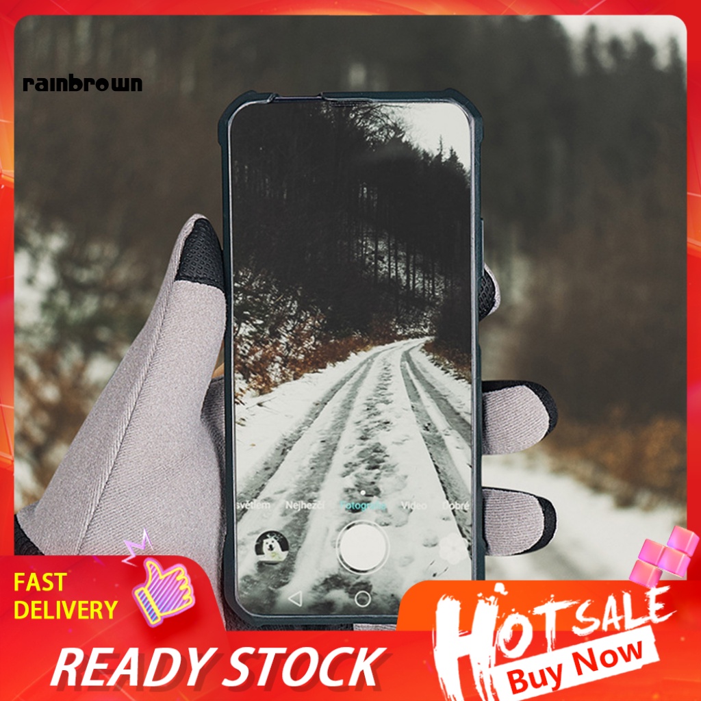 1 Đôi Găng Tay Giữ Ấm Cảm Ứng Màn Hình