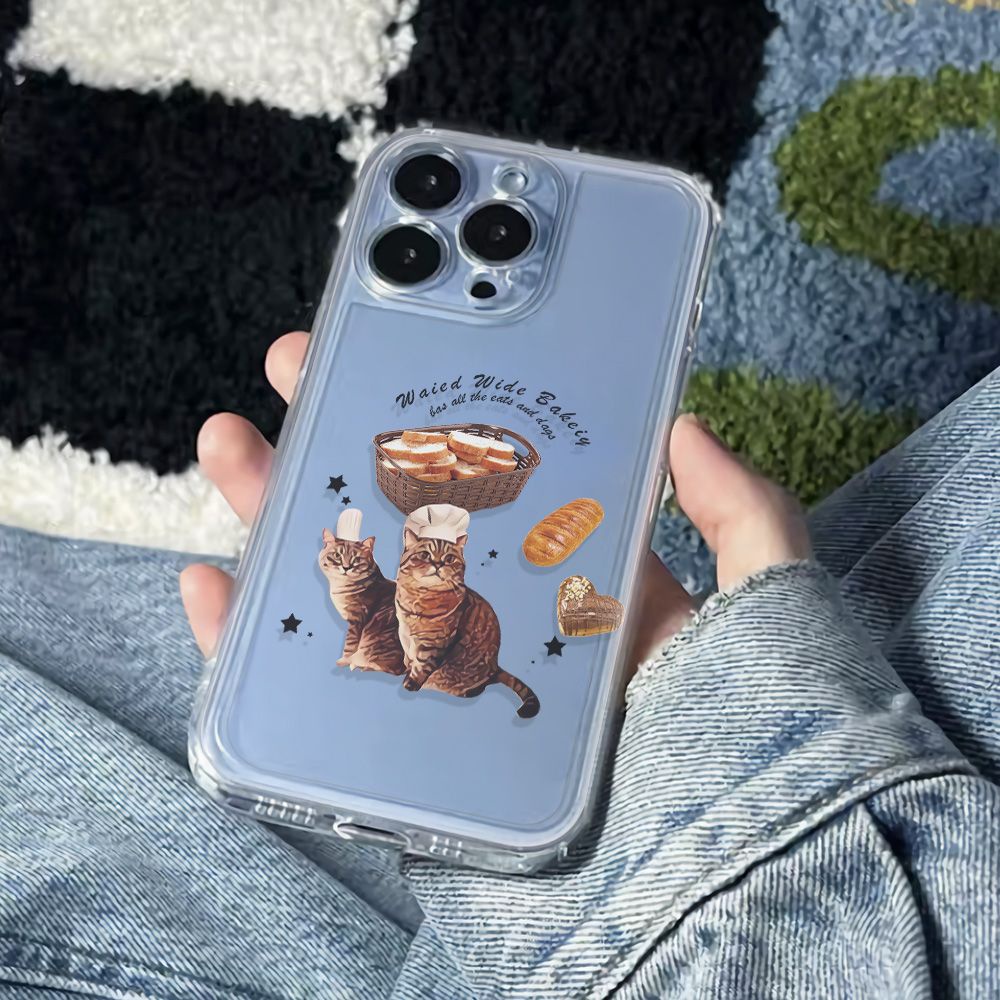 ✅Ốp Điện Thoại Mềm Chống Sốc Họa Tiết Hoạt Hình Đơn Giản Cho Iphone 14pro11 12 max 78 6In13