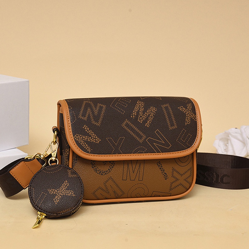 Túi Đeo Vai Hình Vuông Cỡ Nhỏ In Họa Tiết Phong Cách Cổ Điển Thời Trang Cho Nữ