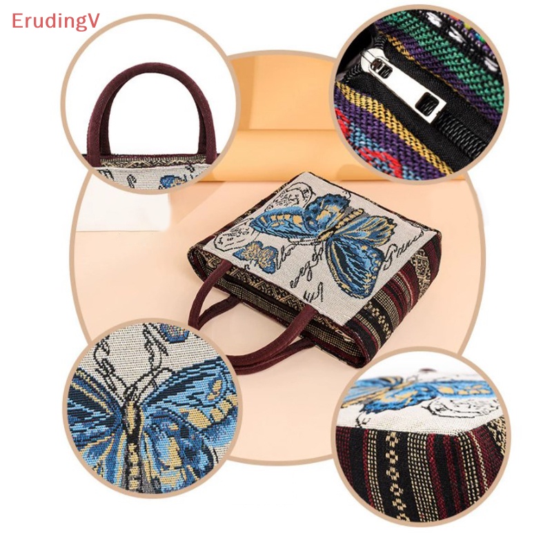 Túi Xách Mua Sắm Cỡ Lớn Thêu Hình Chim Cú / Voi Dễ Thương Cho Nữ