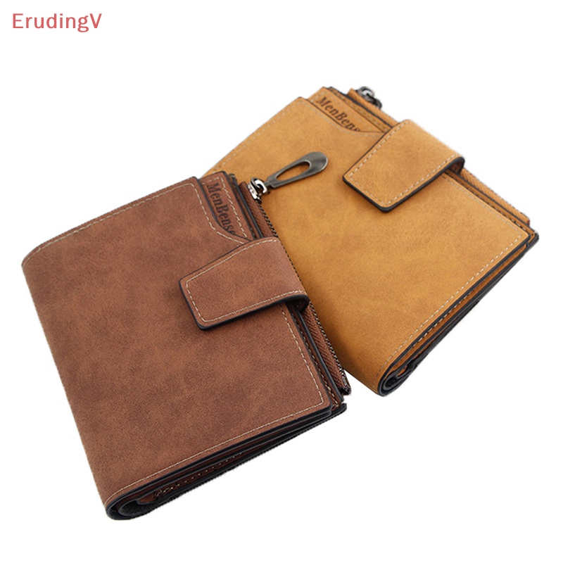 [ErudingV] Ví Da PU Cỡ Nhỏ Phối Khóa Kéo Thời Trang Mới Cho Nữ [Mới]