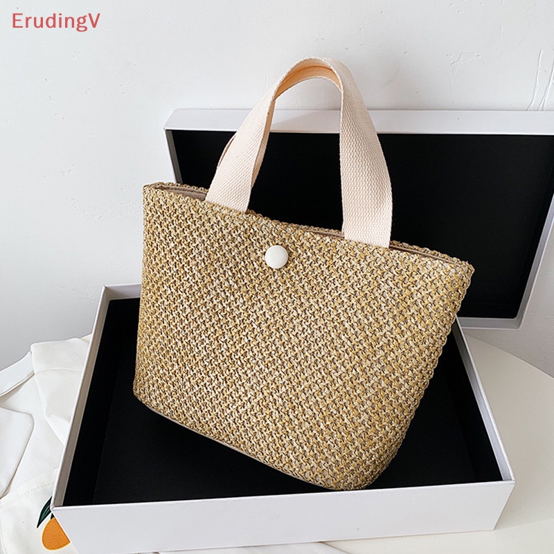 [ErudingV] Túi Rơm Dệt Đeo Vai Sức Chứa Lớn Thời Trang Mùa Hè [Mới]
