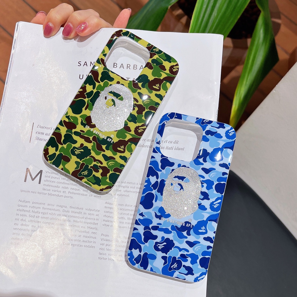 Ốp Điện Thoại TPU Dẻo Trong Suốt Họa Tiết Rằn Ri Thời Trang Chống Rơi Cho iPhone 12 13 14 Pro Max Imd