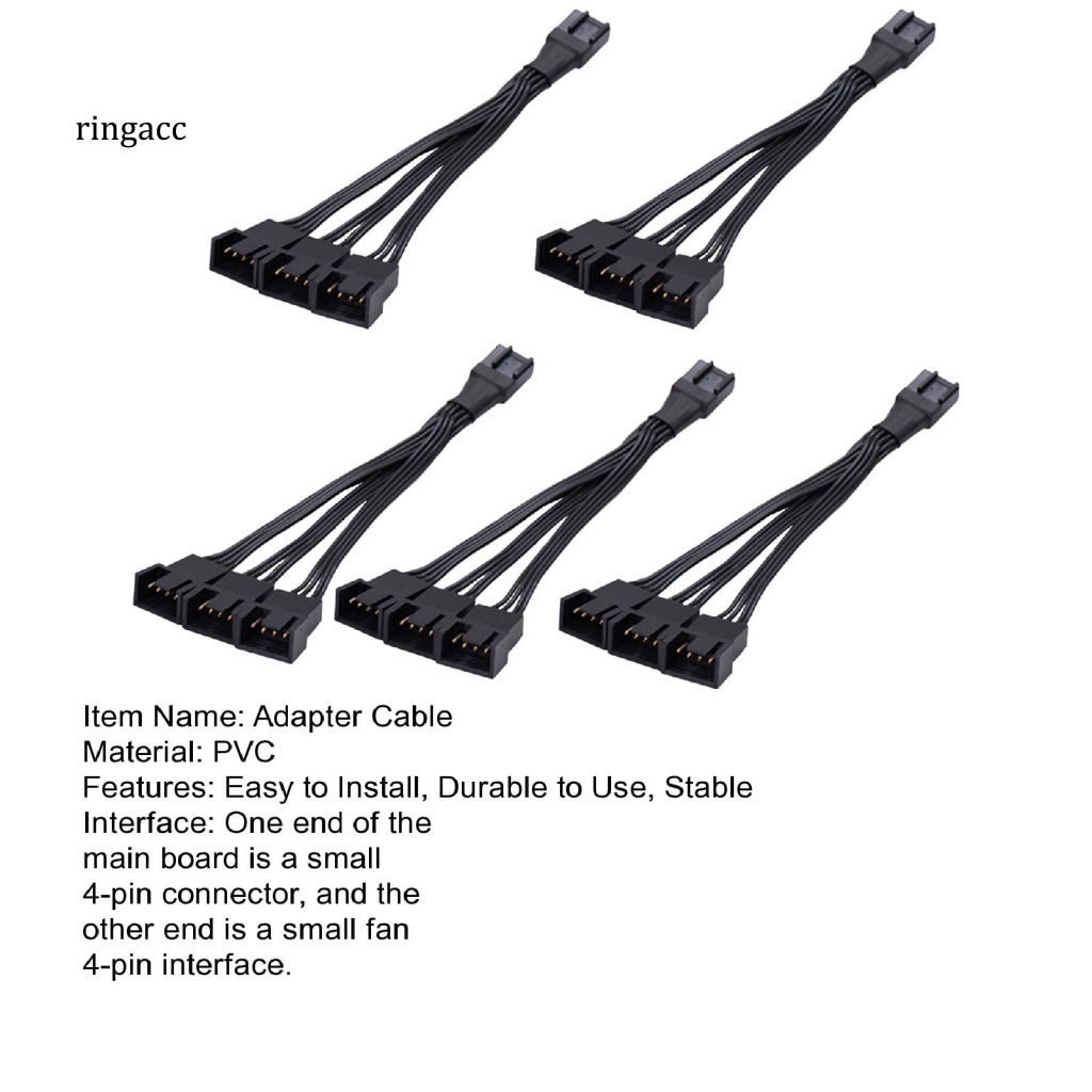 Rga Set 5 Dây Cáp Nối Dài Bo Mạch Chủ Máy Tính Chất Liệu Bền Ổn Định Tốt Chống Nhiễm Trùng Chất Lượng Cao