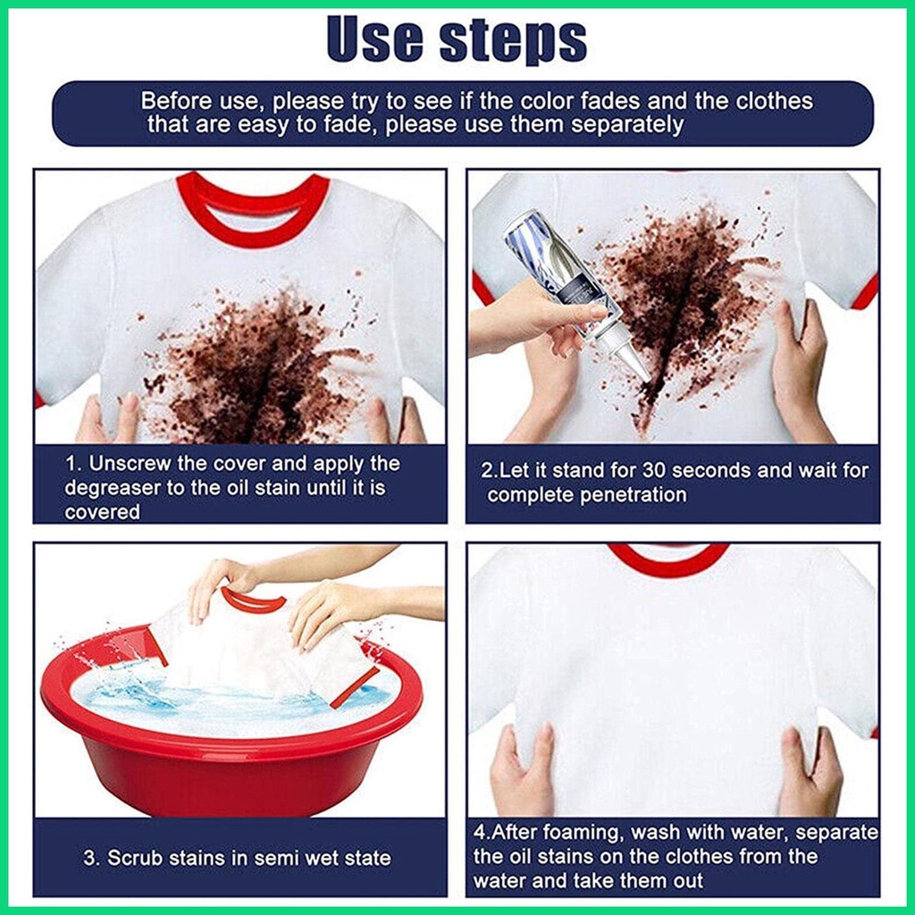 Dung Dịch Loại Bỏ Vết Bẩn Trên Quần Áo 3.5 Fl Oz