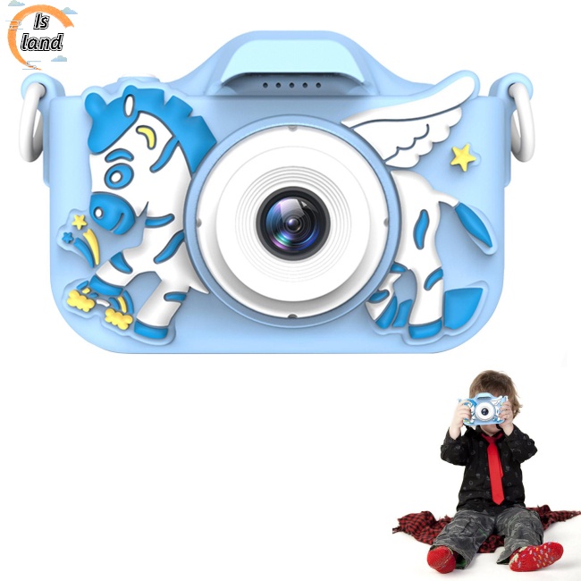 Máy Ảnh Kỹ Thuật Số 2.0ips Hd Họa Tiết Hoạt Hình Dễ Thương Dùng Làm Quà Tặng Sinh Nhật Cho Bé