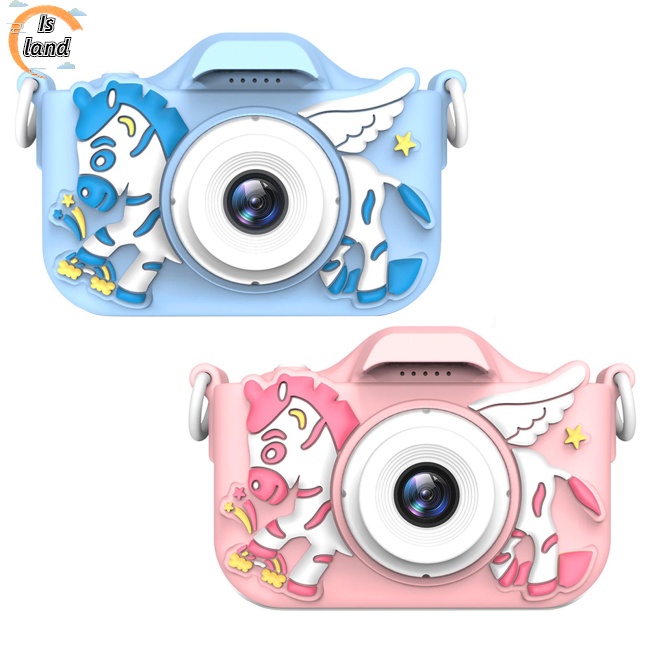 Máy Ảnh Kỹ Thuật Số 2.0ips Hd Họa Tiết Hoạt Hình Dễ Thương Dùng Làm Quà Tặng Sinh Nhật Cho Bé