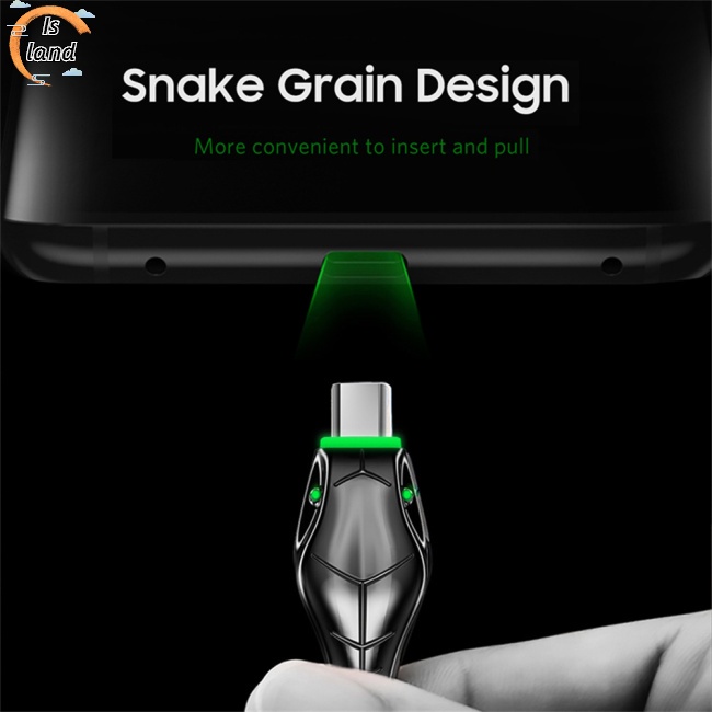 Dây Cáp Sạc Nhanh Android 5A Có Đèn Led Chuyên Dụng Cho Samsung Huawei Xiaomi