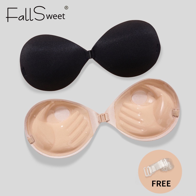 FallSweet Miếng Dán Ngực Silicone Vô Hình Thoáng Khí Nâng Ngực Cho Nữ