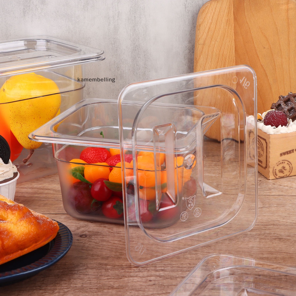 10 Nắp Đậy Chảo kamembelling Cỡ 1 / 6 Bằng Polycarbonate Có Tay Cầm Tiện Dụng