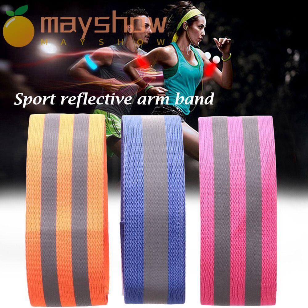 Set 2 Băng Đeo Cánh Tay Phản Quang Cảnh Báo An Toàn Cho Hoạt Động Ngoài Trời