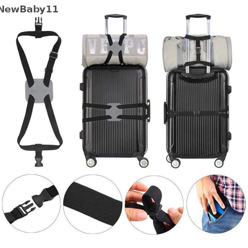 Dây Đai Cố Định Hành Lý Co Giãn Có Thể Điều Chỉnh Tiện Dụng