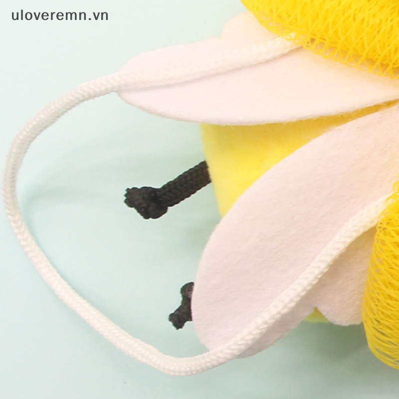 Bông Tắm Bằng Bọt Biển Hình Chú Ong Siêu Bền Tiện Dụng Cho Bé