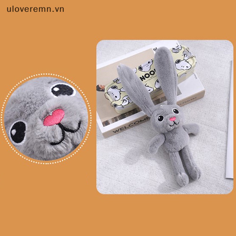 1 Móc Khóa Thỏ Nhồi Bông Đáng Yêu