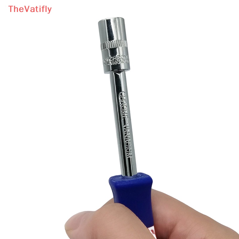 Chìa Vặn Đai Ốc Hình Vuông Nhỏ 1 / 4 Inch 6.3mm Có Lỗ Đuôi Tay Cầm Xoay Đa Năng