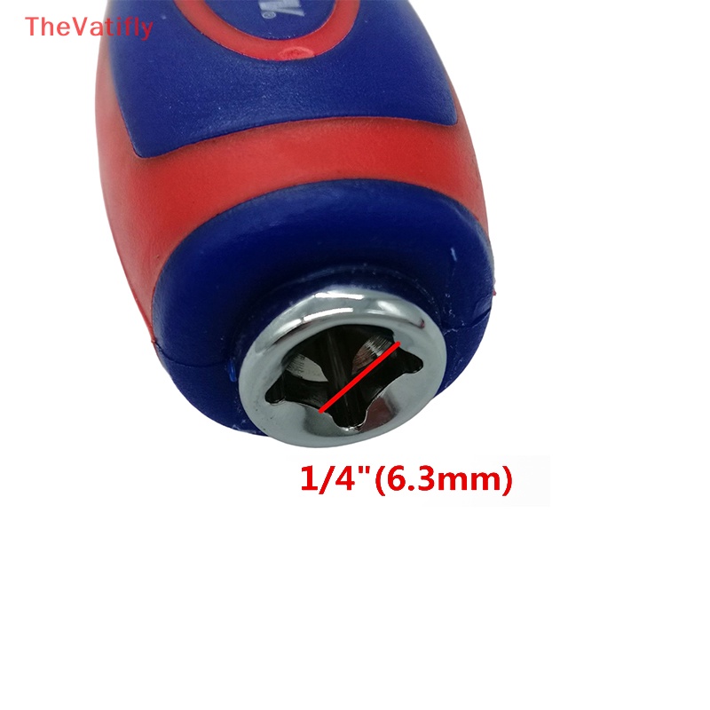 Chìa Vặn Đai Ốc Hình Vuông Nhỏ 1 / 4 Inch 6.3mm Có Lỗ Đuôi Tay Cầm Xoay Đa Năng