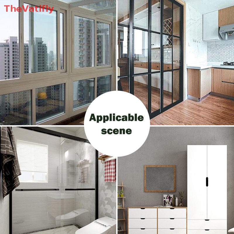 1 Cặp Tay Nắm Cửa Tủ Tự Dính Không Cần Đục Lỗ Tiện Dụng