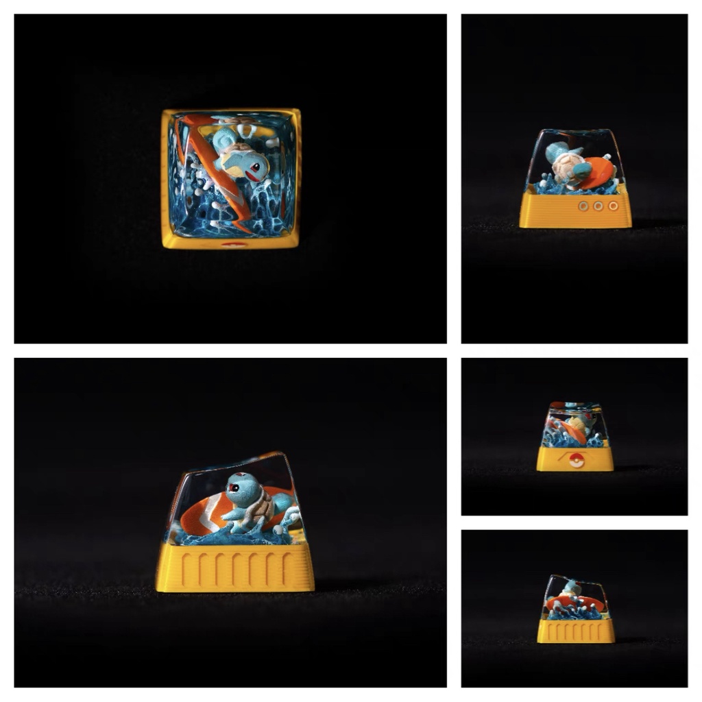 Bàn Phím Cơ Gaming Artisan Pokemon Bằng Nhựa Resin Tùy Chỉnh Cá Tính
