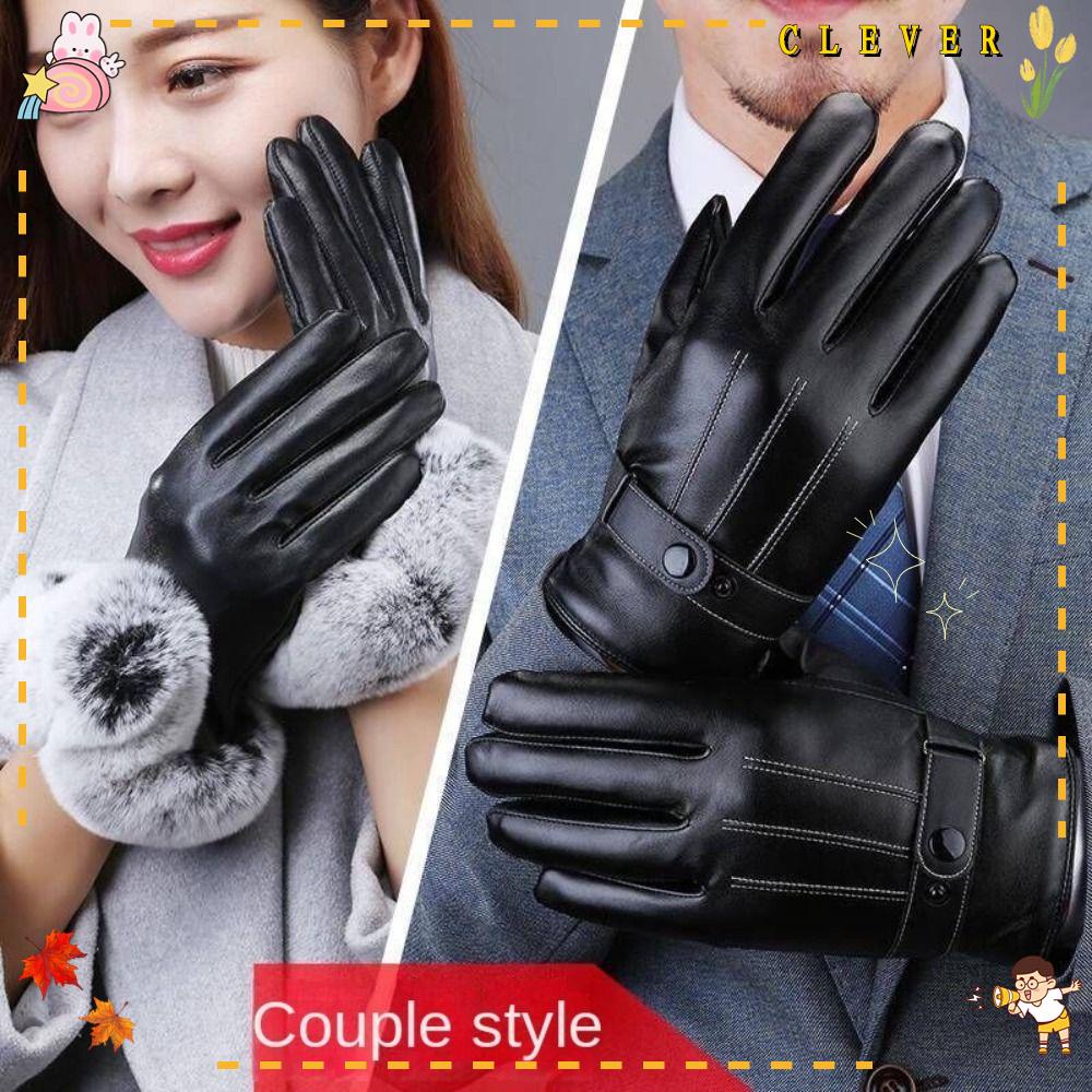 Găng Tay Giả Lông Thú Dày Dặn Ấm Áp Chống Thấm Nước