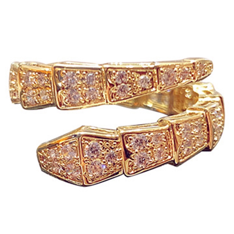 Margot INS Nhẫn Hở Hình Rắn Tinh Tế Thời Trang Hàn Quốc Cho Nữ