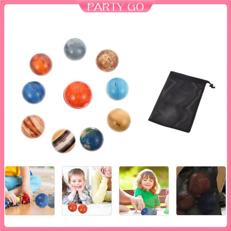 1 Bộ Quả Bóng PU Đồ Chơi Hành Tinh Cho Bé