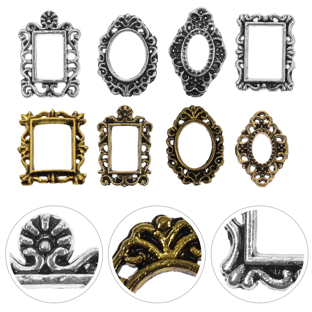 Set 40 Khung Hình Vuông Trang Trí Móng Tay