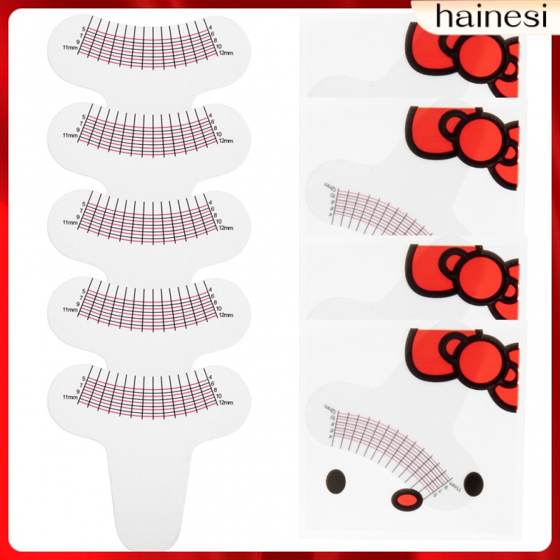 Set 10 Thước Đo Lông Mi Chuyên Dụng Cho Trang Điểm