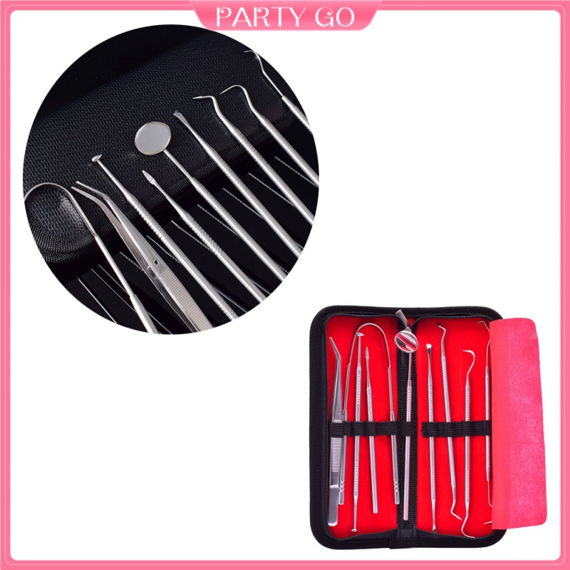 Bộ Dụng Cụ Chăm Sóc Răng Miệng Bằng Thép Không Gỉ Chất Lượng Cao