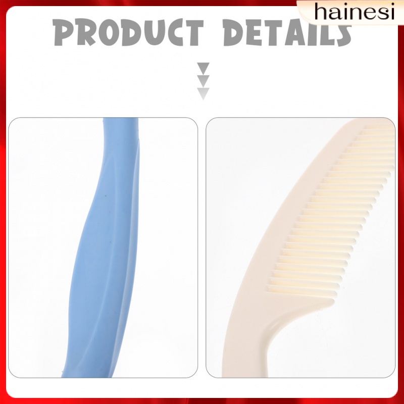 Lược Chải Tóc Mát Xa Da Đầu Bằng Nhựa Tay Cầm Cong Tiện Dụng