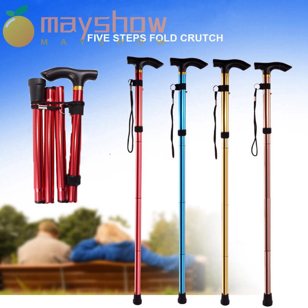 Gậy Đi Bộ Bằng Hợp Kim Nhôm Siêu Nhẹ Có Thể Gấp Gọn Tiện Dụng