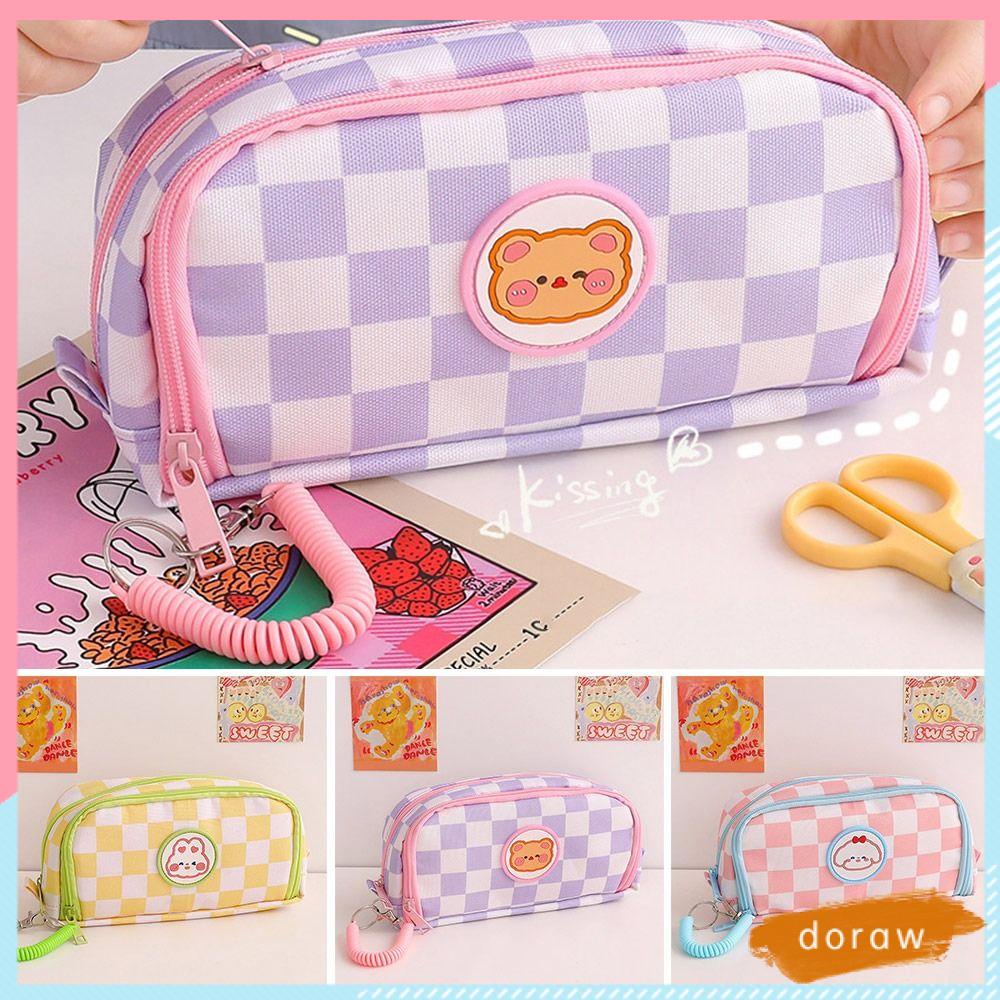 Túi Đựng Bút Đa Năng Họa Tiết Hoạt Hình Xinh Xắn Ốp