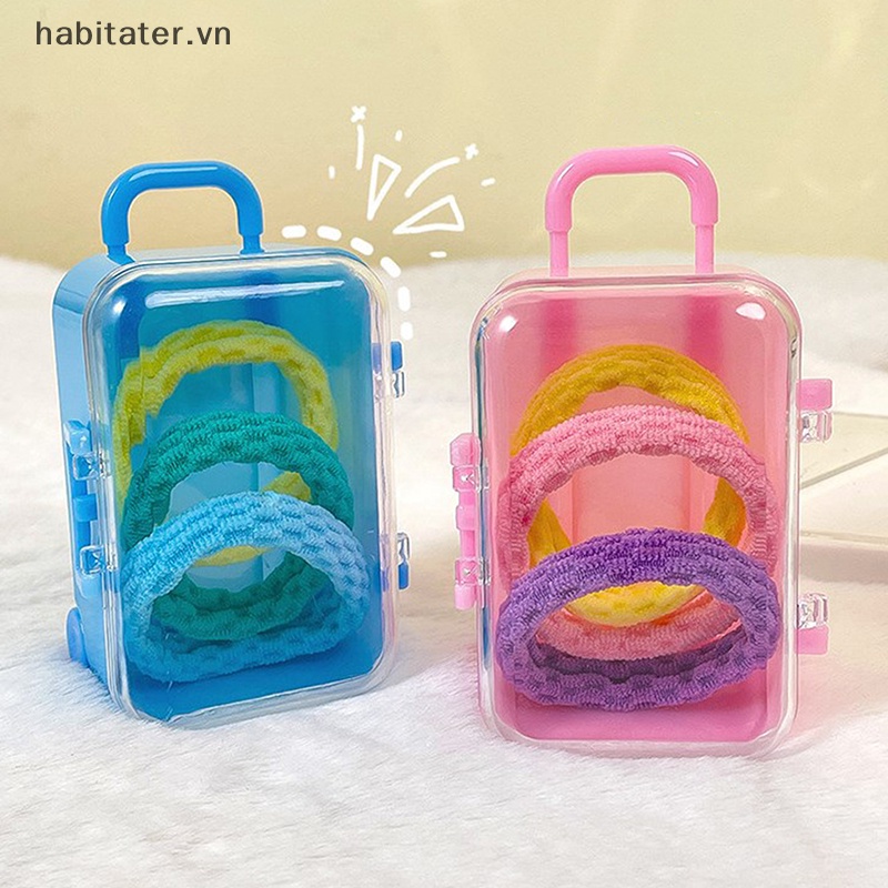 Vali Mini Siêu Nhẹ Màu Kẹo Ngọt Trang Sức Tiện Dụng