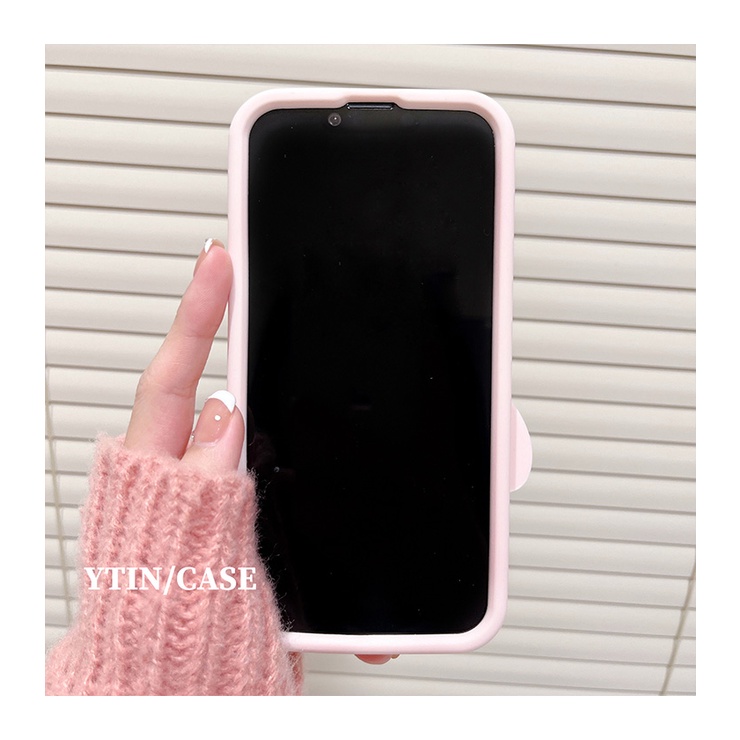 Ốp Điện Thoại Silicon Mềm Chống Sốc Chống Rơi Thân Thiện Với Da Hình Búp Bê 3D Dễ Thương Cho iPhone 14 13 12 11 Pro Max 14 Plus