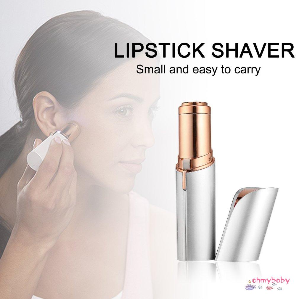 [InStock] Phụ Nữ Điện Mini Không Gây Đau Tóc Cho Mặt Cơ Thể Máy Rụng Lông Son Môi Hình Cổ Chân Dụng Cụ Cạo Râu [Z/6]