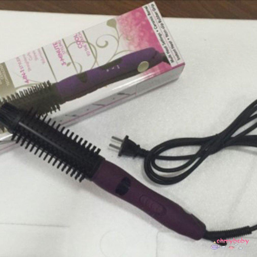 [Ready] Bàn Chải Uốn Tóc Thân Thiện Với Du Lịch Máy Nóng Chống Bỏng Cây Đũa Phép Tạo Kiểu [Z/2]