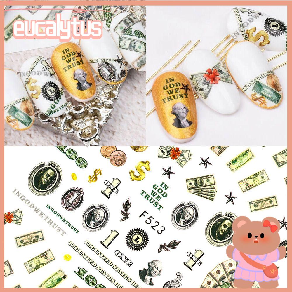 Hình Dán Móng Tay Phong Cách Giàu Sang Thời Trang