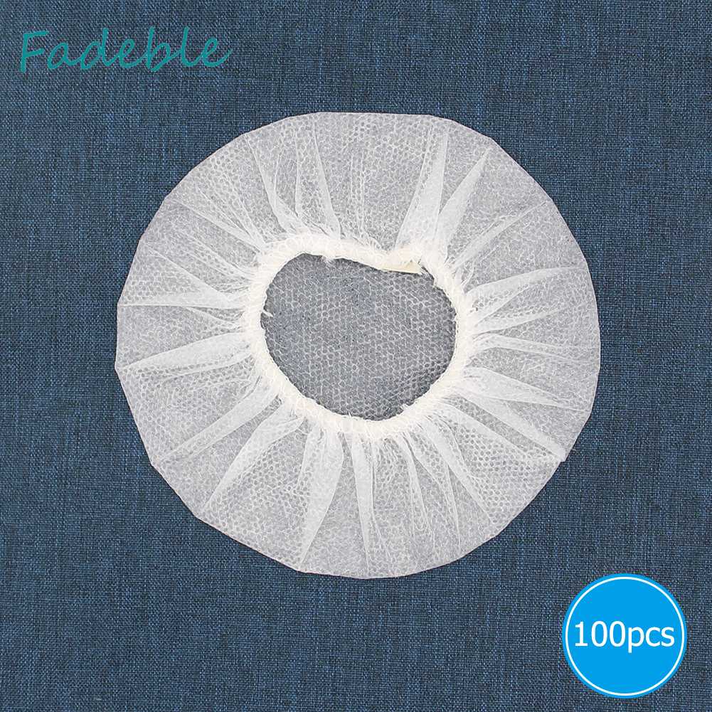 Set 100 Vỏ Bọc Tai Nghe Vệ Sinh Bằng Vải Không Dệt Co Giãn Dùng Một Lần