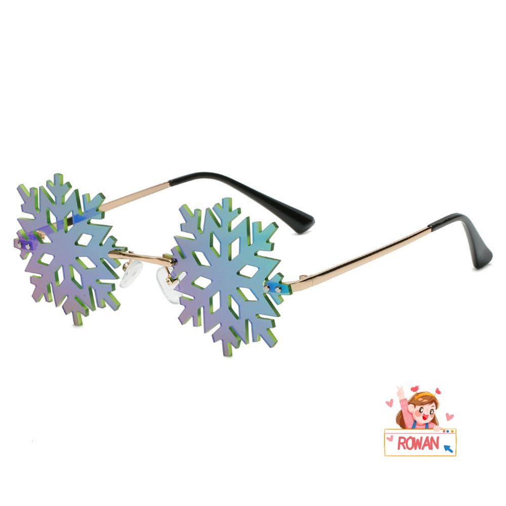 Kính Mát Họa Tiết Bông Tuyết Phong Cách Giáng Sinh Cho Nam Và Nữ