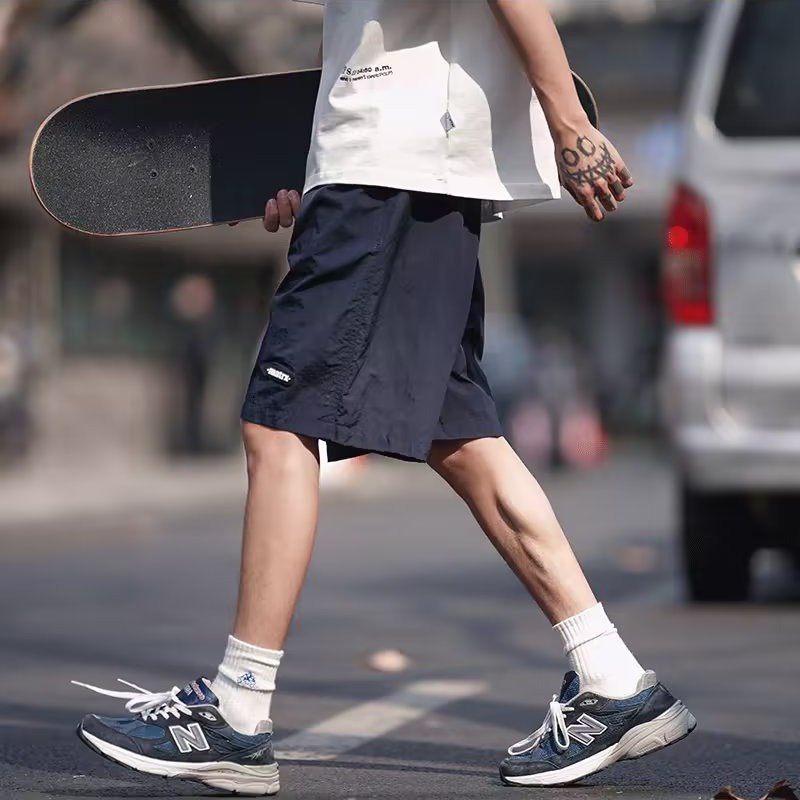 Quần Short Thể Thao Nam Thoáng Khí Mau Khô Phong Cách Mới