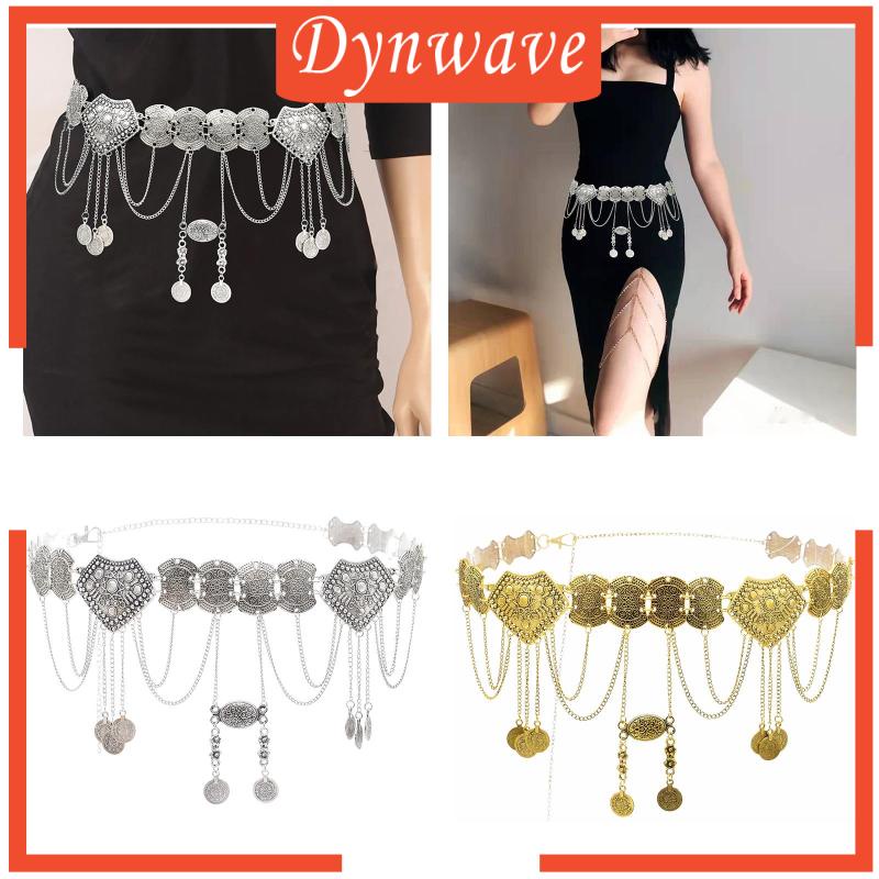 Thắt Lưng Dây Xích Tua Rua Bằng Hợp Kim Thời Trang Cho Nữ Múa Bụng