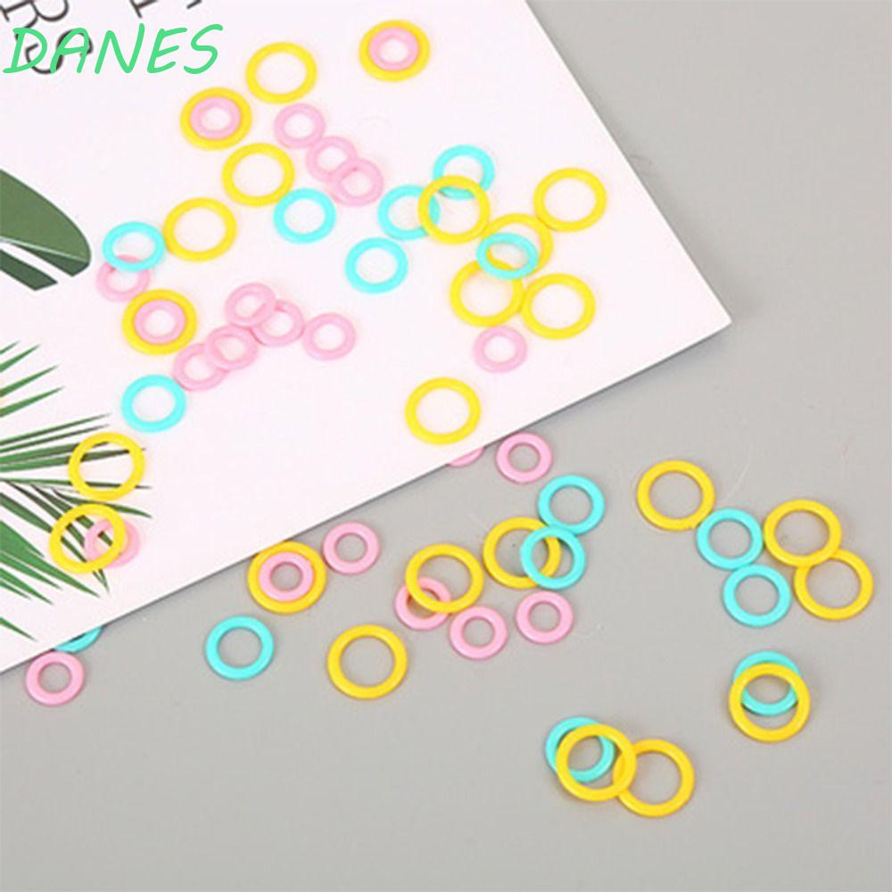 Bộ 100 Phụ Kiện Đánh Dấu Đan Len Thủ Công Hình Tròn