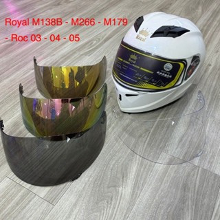 Kính Royal M266, M138B, M179, Kính rời thay thế mũ bảo hiểm Royal M179, M137, M138, Royal M138B, Roc 03, Roc 04, Roc 05