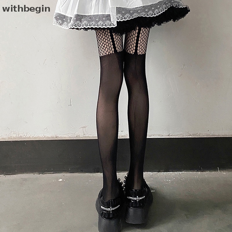 Quần Tất Lưới Mỏng Thoáng Khí Phong Cách Lolita Gợi Cảm Cho Nữ