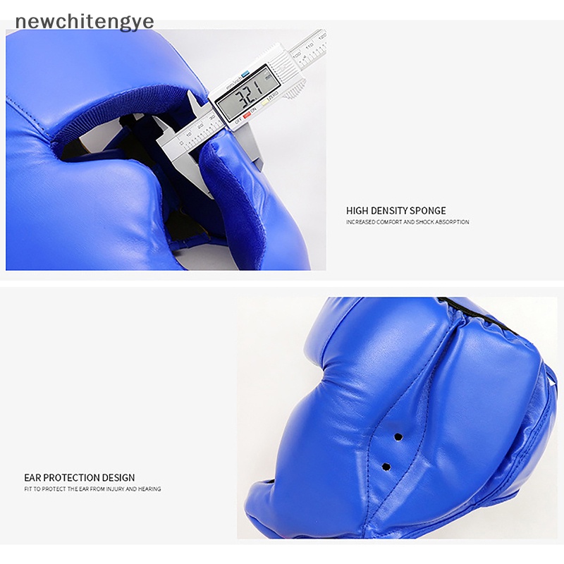 Mũ Bảo Hiểm Bằng Da PU Dùng Luyện Tập Boxing Karate Muay Thai Cho Nam Và Nữ