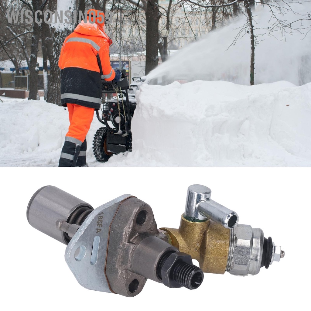 Wisconsin059 Kim phun nhiên liệu Phụ kiện máy phát điện Diesel bằng đồng và sắt có độ tin cậy cao dành cho 186FA Máy cắt cỏ