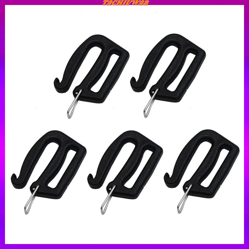 [Tachiuwa2] Ba Lô Màu Đen 1 inch Có Móc Chữ G Dùng Đi Cắm Trại