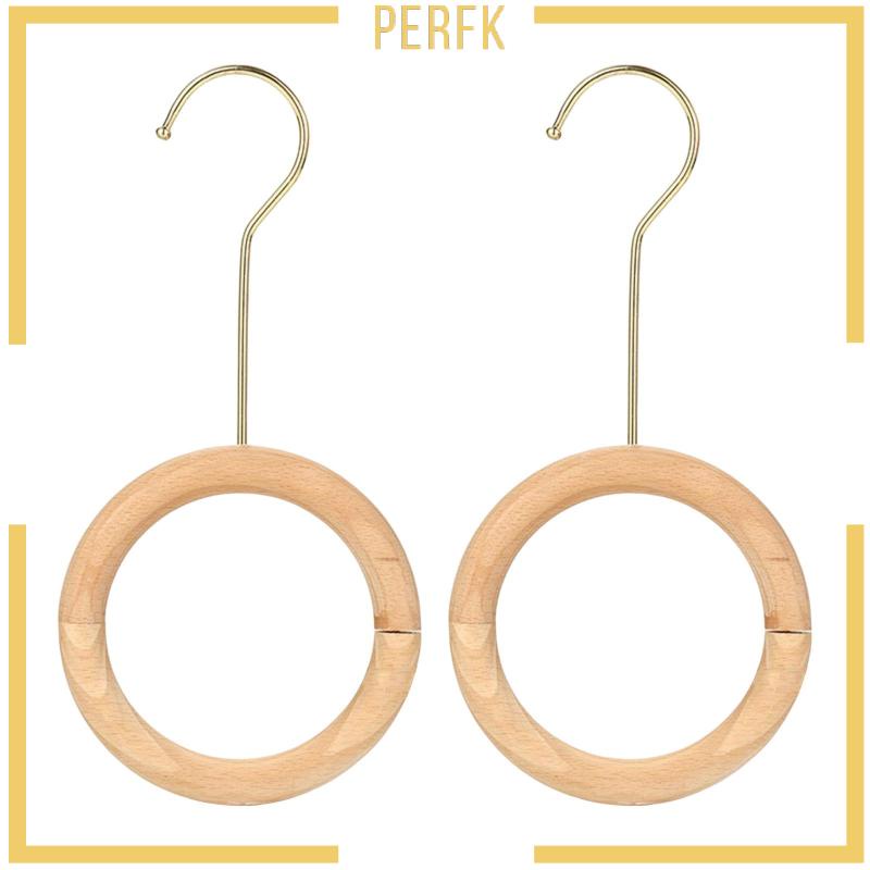 Giá Đỡ Thắt Lưng / Cà Vạt Bằng Gỗ Tiết Kiệm Không Gian