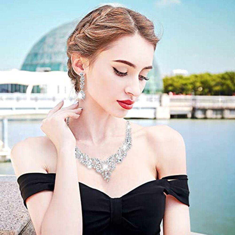 Bộ Trang Sức Vòng cổ Phong Cách Baroque Thời Trang Dành Cho Nữ