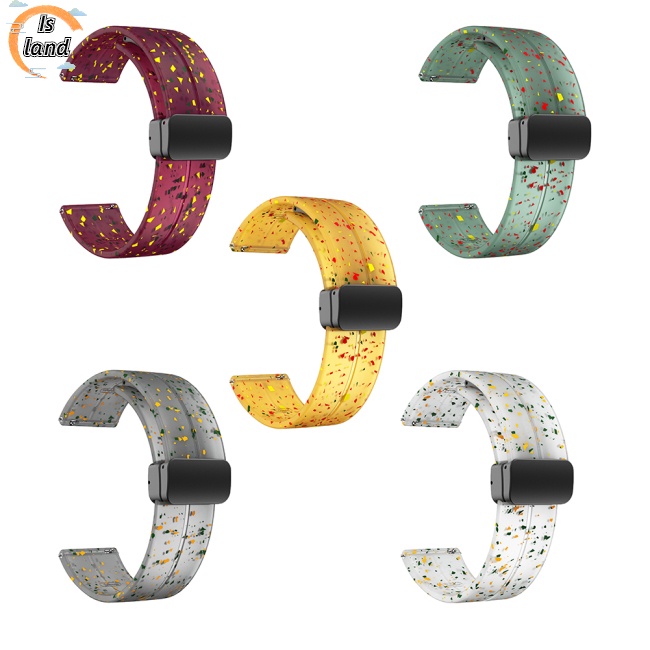 Dây Đeo Thay Thế Bằng Silicone Khóa Nam Châm Thời Trang 22mm / 20mm